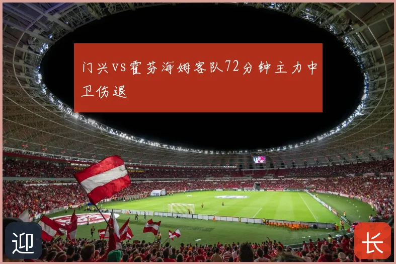 门兴vs霍芬海姆客队72分钟主力中卫伤退